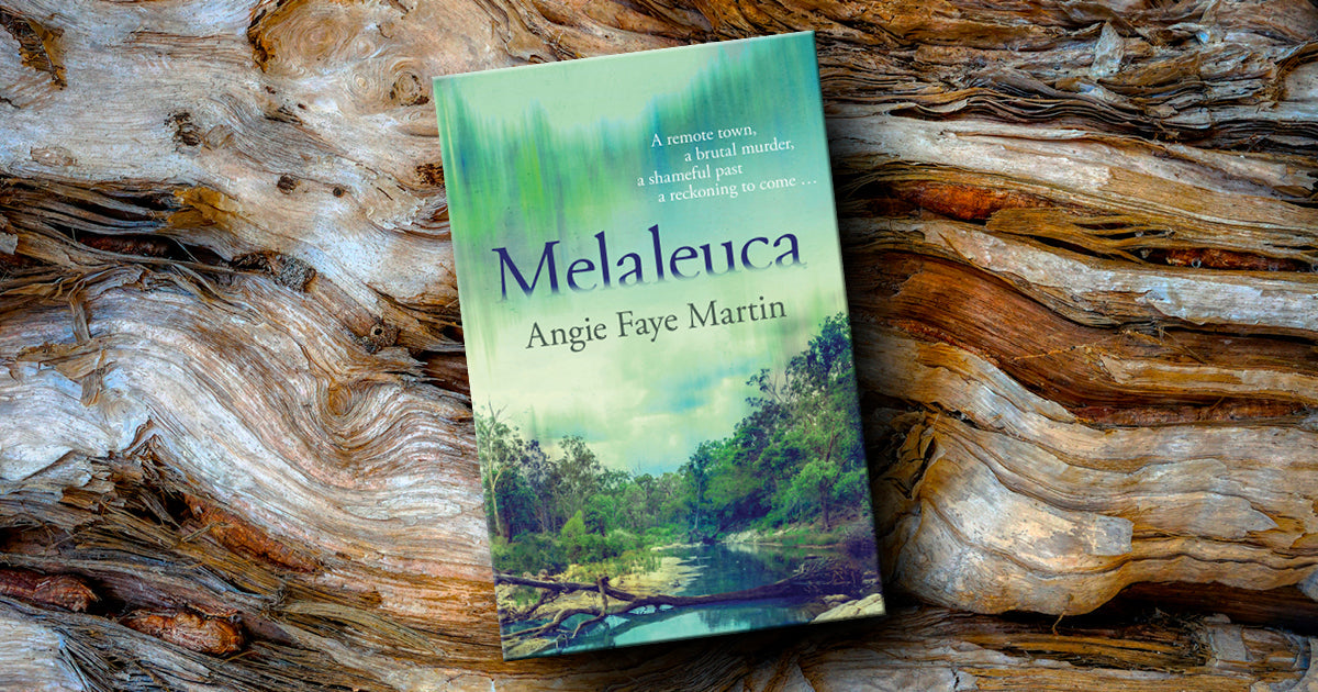 A country town, a brutal murder, a shameful past, a reckoning to come… read a sneak peek from Melaleuca by Angie Faye Martin