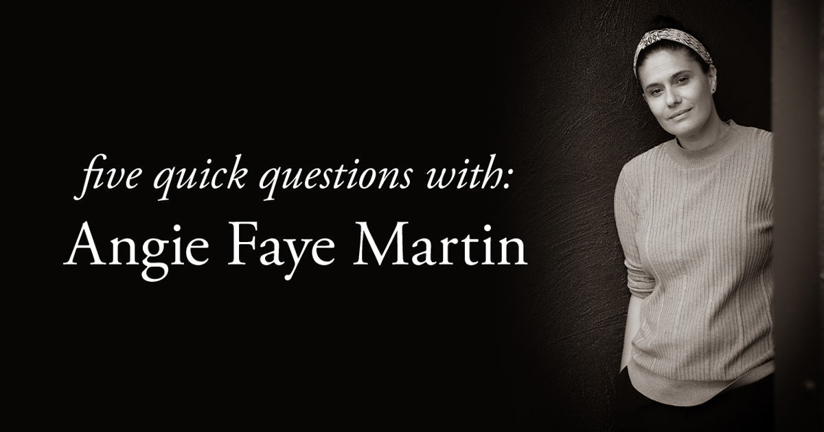 Five Quick Questions with Angie Faye Martin, author of Melaleuca