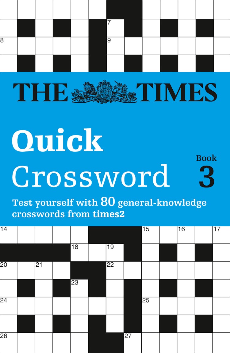 Cover image for Times 2 Crossword Book 3, isbn: 9780007122691