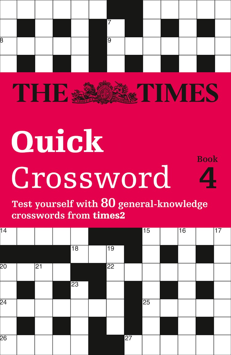 Cover image for Times 2 Crossword Book 4, isbn: 9780007144952