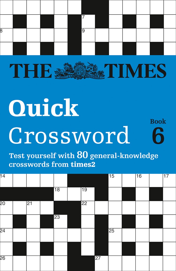 Cover image for Times 2 Crossword Book 6, isbn: 9780007165377