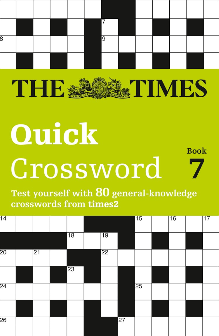 Cover image for Times 2 Crossword Book 7, isbn: 9780007165544