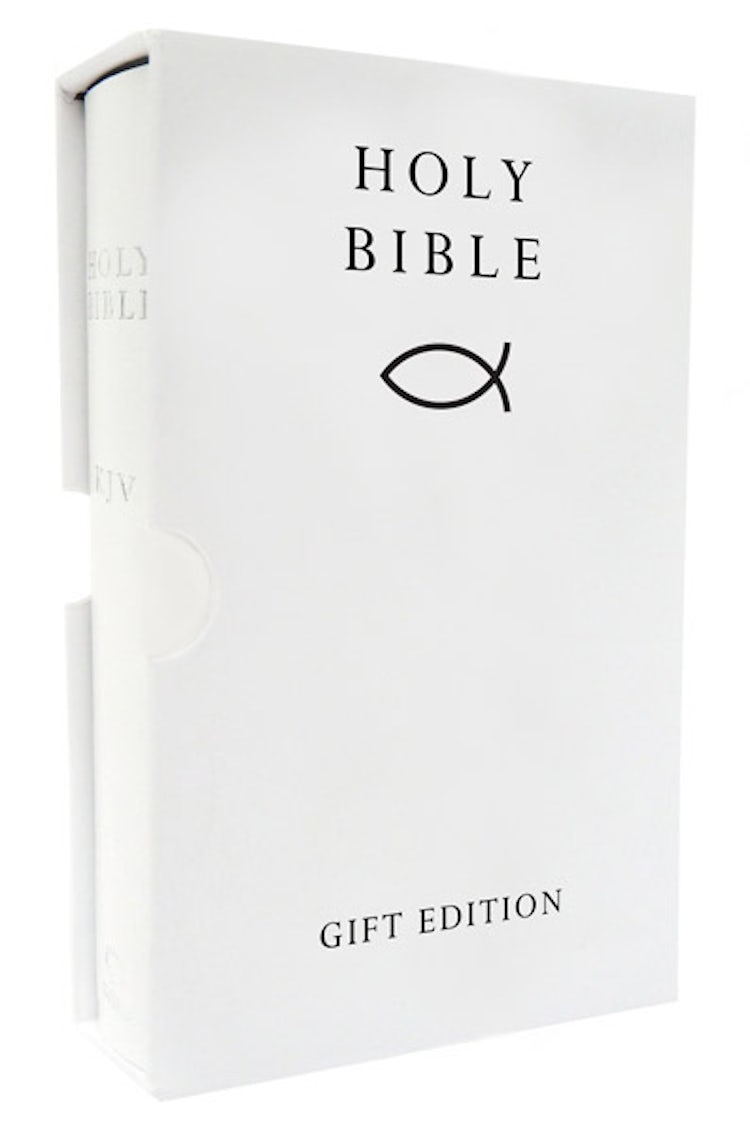 Cover image for Holy Bible: King James Version (KJV) White Pocket Gift Edition [New edition], isbn: 9780007166350