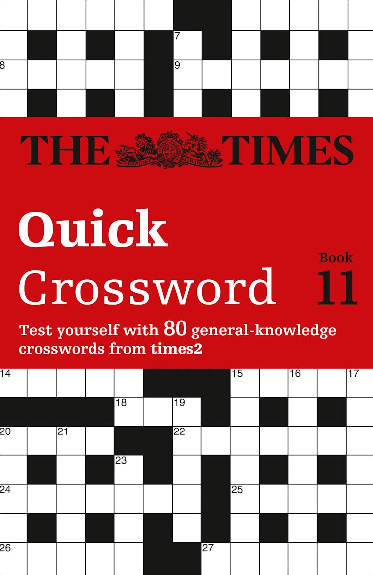 Cover image for The Times T2 Crossword Book 11, isbn: 9780007208746
