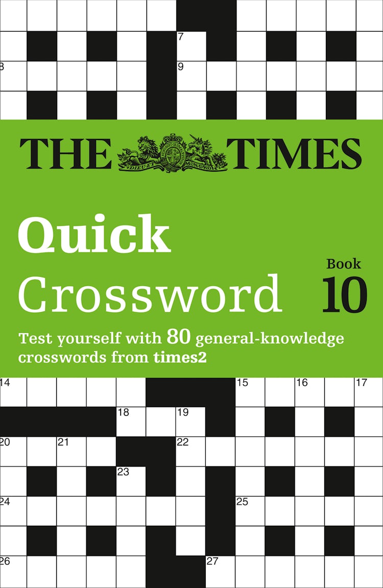 Cover image for The Times T2 Crossword Book 10, isbn: 9780007210398