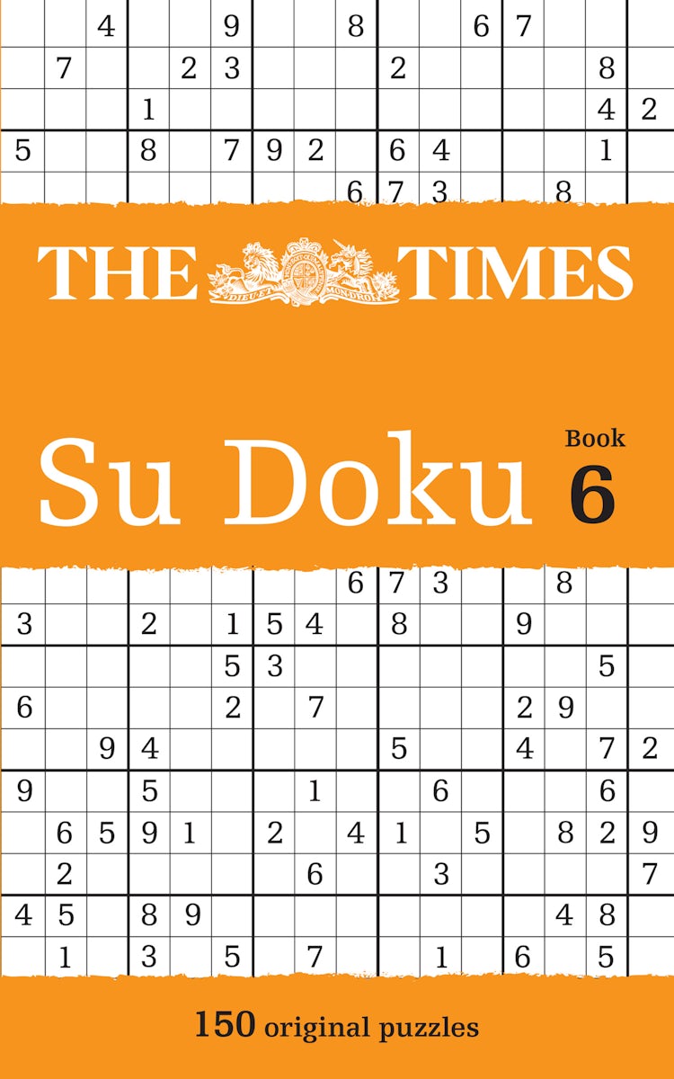 Cover image for Times Su Doku Book 6, isbn: 9780007247530