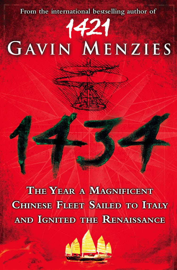 Cover image for 1434: The Year A Chinese Fleet Sailed To France and Ignited the Renaissance, isbn: 9780007269556