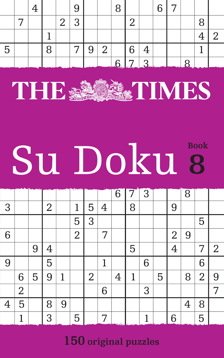 Cover image for The Times Su Doku Book 8, isbn: 9780007272570