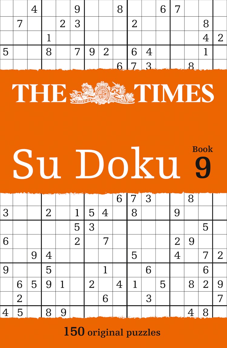 Cover image for The Times Su Doku Book 9, isbn: 9780007305841