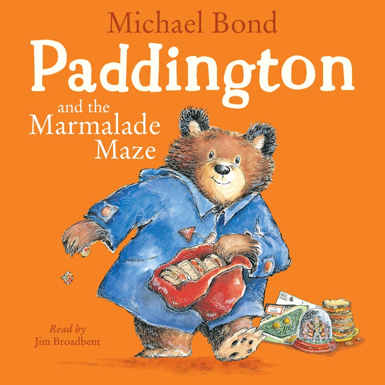 Cover image for Paddington and the Marmalade Maze: A funny illustrated book for kids by bestselling author Michael Bond – new issue for 2024 perfect for Paddington Bear fans!, isbn: 9780007339020