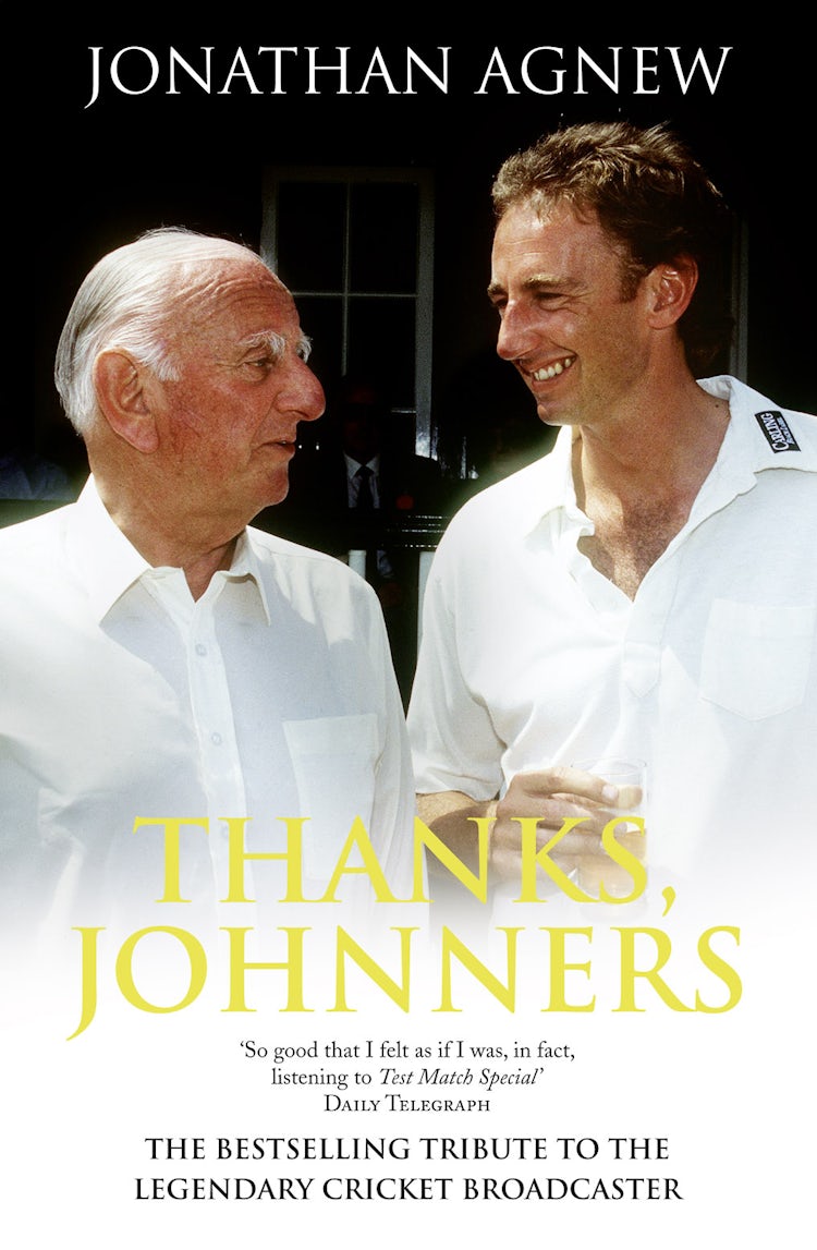 Cover image for Thanks, Johnners: An Affectionate Tribute to a Broadcasting Legend, isbn: 9780007343096