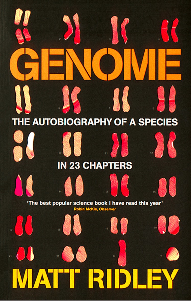 Cover image for Genome: The Autobiography of a Species in 23 Chapters, isbn: 9780007381845