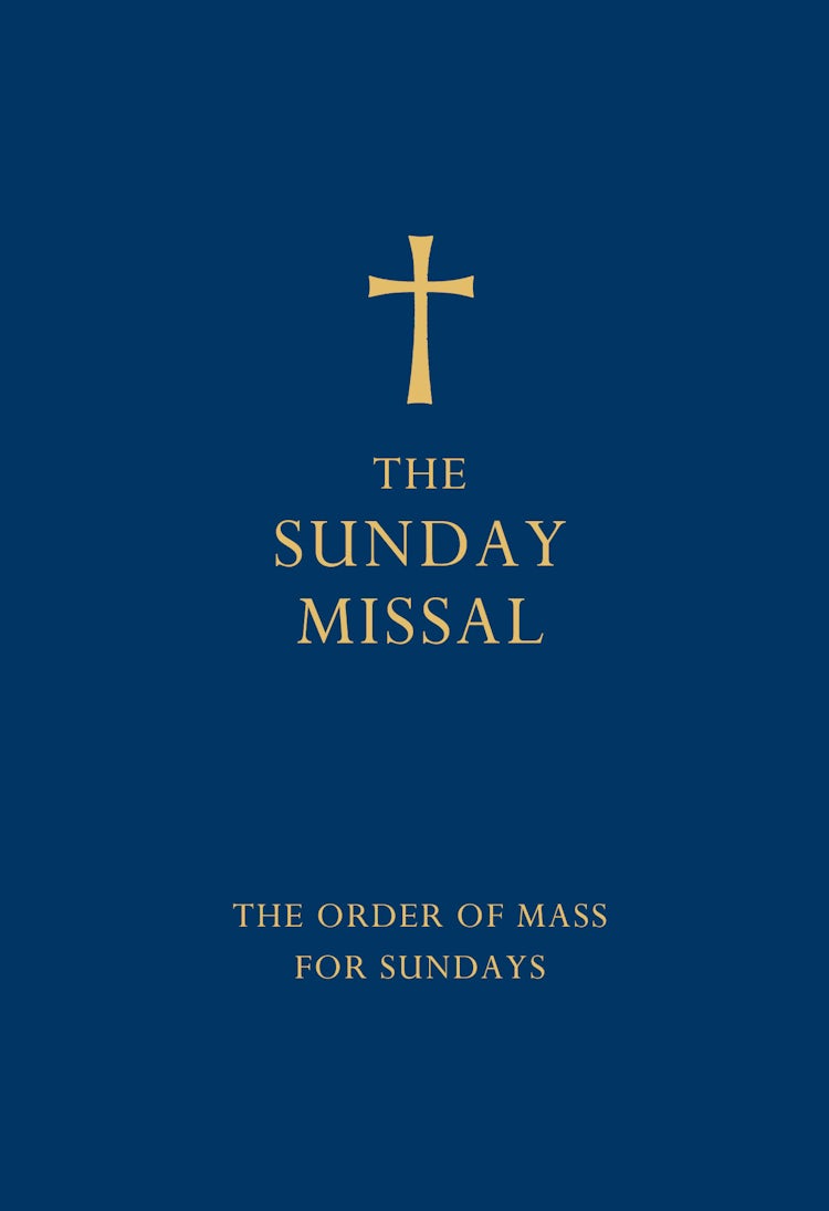 Cover image for The Sunday Missal: The New Translation of the Order of Mass for Sundays [Blue Edition], isbn: 9780007456291