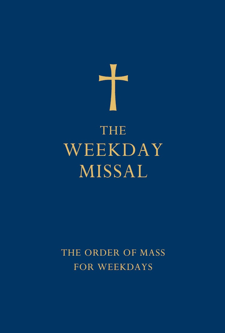 Cover image for The Weekday Missal: The New Translation of the Order of Mass for Weekdays [Blue Edition], isbn: 9780007456321