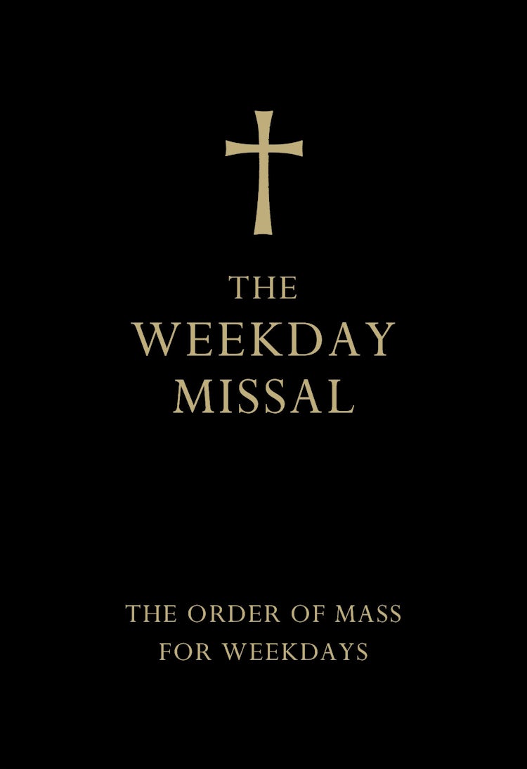 Cover image for The Weekday Missal: The Order Of Mass For Weekdays [Black Deluxe Edition], isbn: 9780007456338