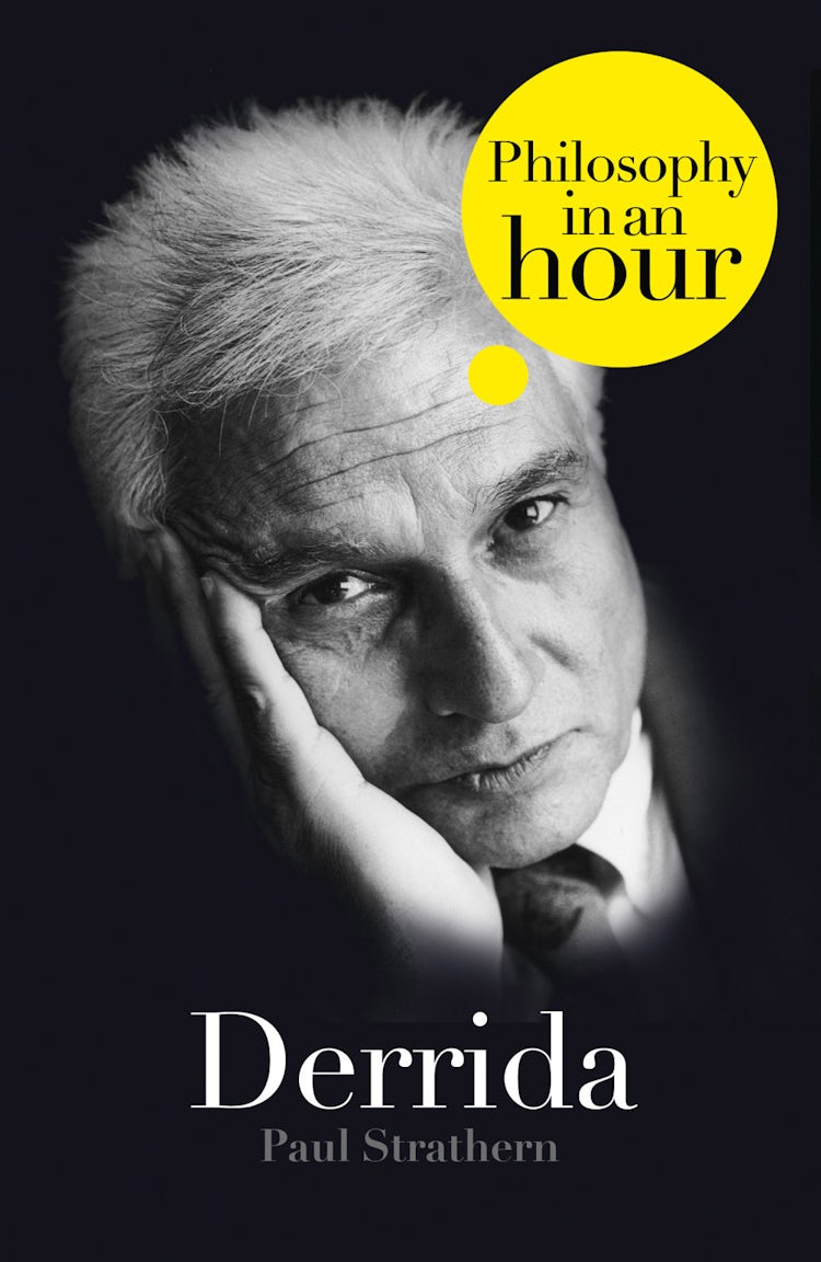Cover image for Derrida: Philosophy in an Hour, isbn: 9780007466221