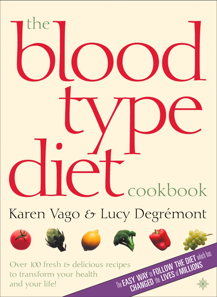 Cover image for The Blood Type Diet Cookbook, isbn: 9780007483372