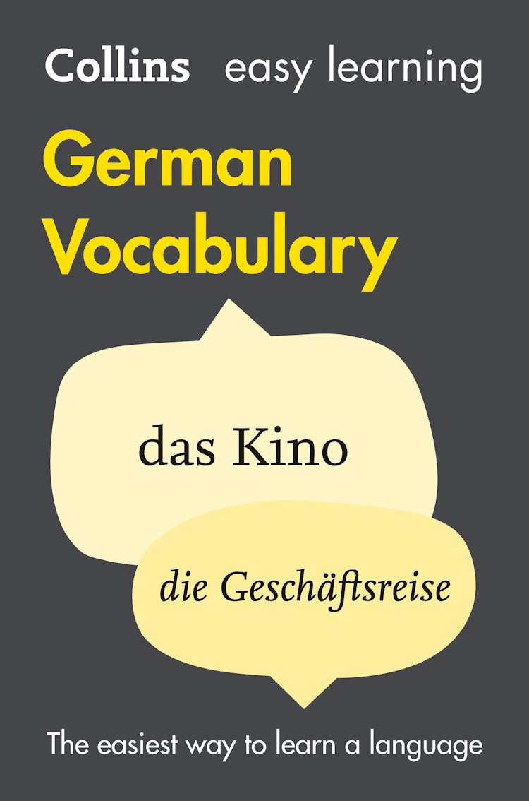 Cover image for Collins Easy Learning German Vocabulary [Third Edition], isbn: 9780007483921