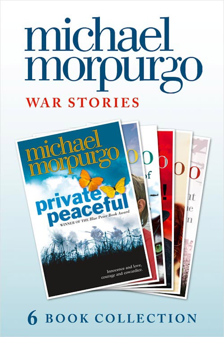 Cover image for Morpurgo War Stories (six novels): Private Peaceful; Little Manfred; The Amazing Story of Adolphus Tips; Toro! Toro!; Shadow; An Elephant in the Garden, isbn: 9780007530885