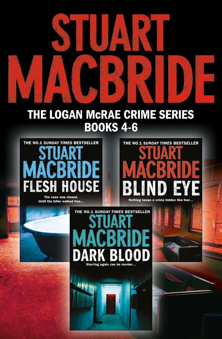 Cover image for Logan McRae Crime Series Books 4-6: Flesh House, Blind Eye, Dark Blood (Logan McRae), isbn: 9780007535163