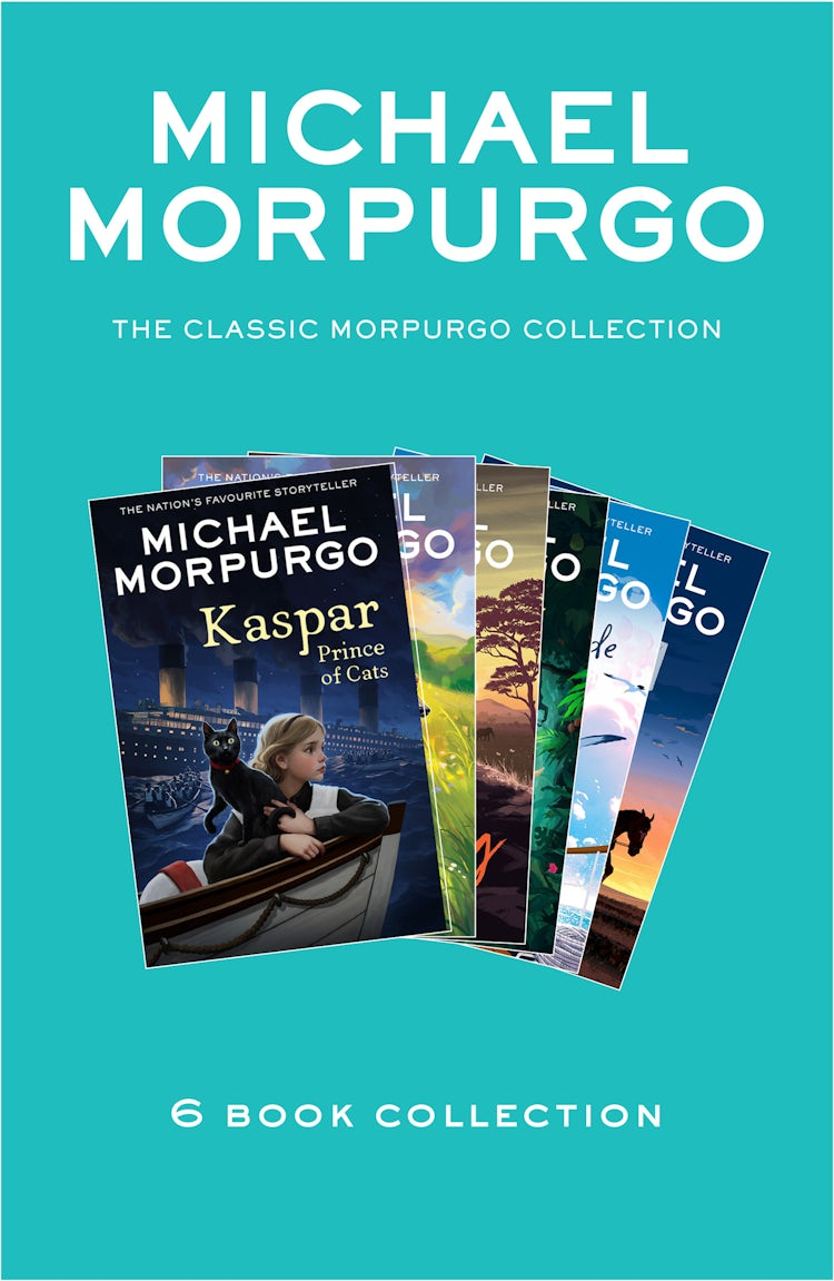 Cover image for The Classic Morpurgo Collection (six novels): Kaspar; Born to Run; The Butterfly Lion; Running Wild; Alone on a Wide, Wide Sea; Farm Boy, isbn: 9780007536696