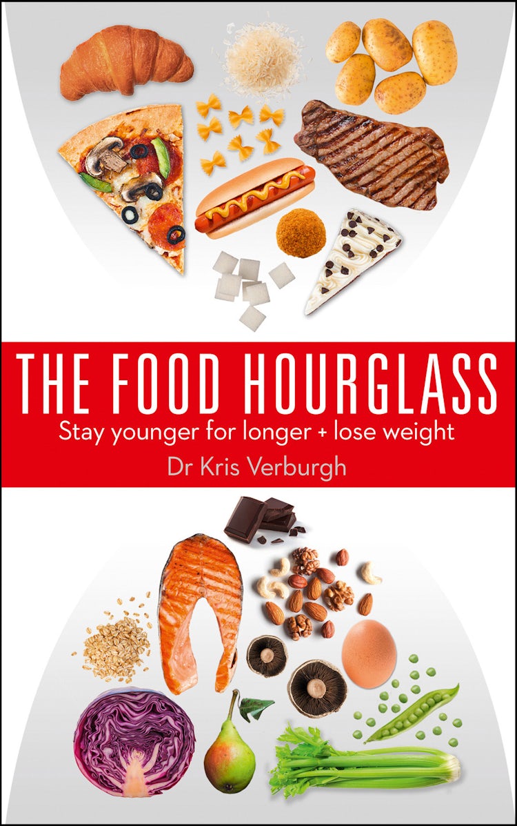 Cover image for The Food Hourglass: Stay younger for longer and lose weight, isbn: 9780007556175