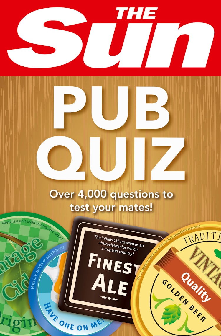 Cover image for The Sun Pub Quiz: 4000 quiz questions and answers, isbn: 9780007580095