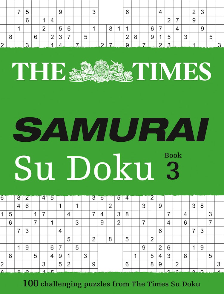 Cover image for The Times Samurai Su Doku 3, isbn: 9780007580774