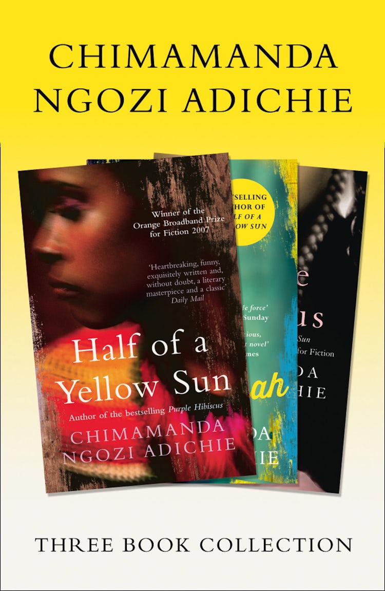 Cover image for Half of a Yellow Sun, Americanah, Purple Hibiscus: Chimamanda Ngozi Adichie Three-Book Collection, isbn: 9780007588534