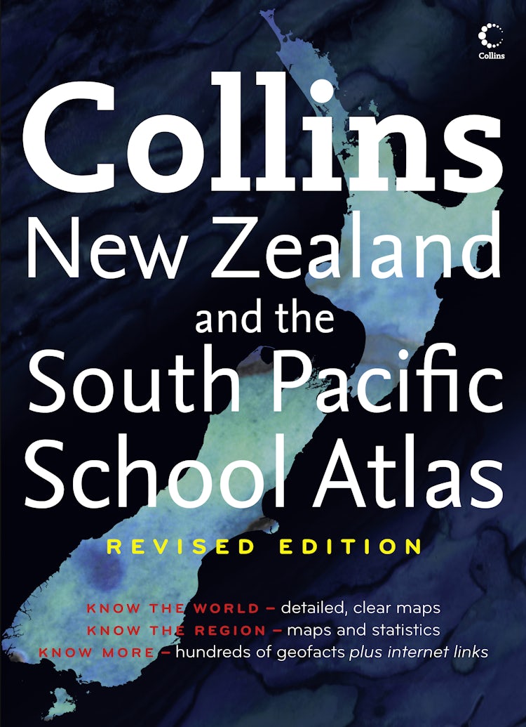 Cover image for Collins New Zealand and the South Pacific School Atlas (Revised edition), isbn: 9780007875061