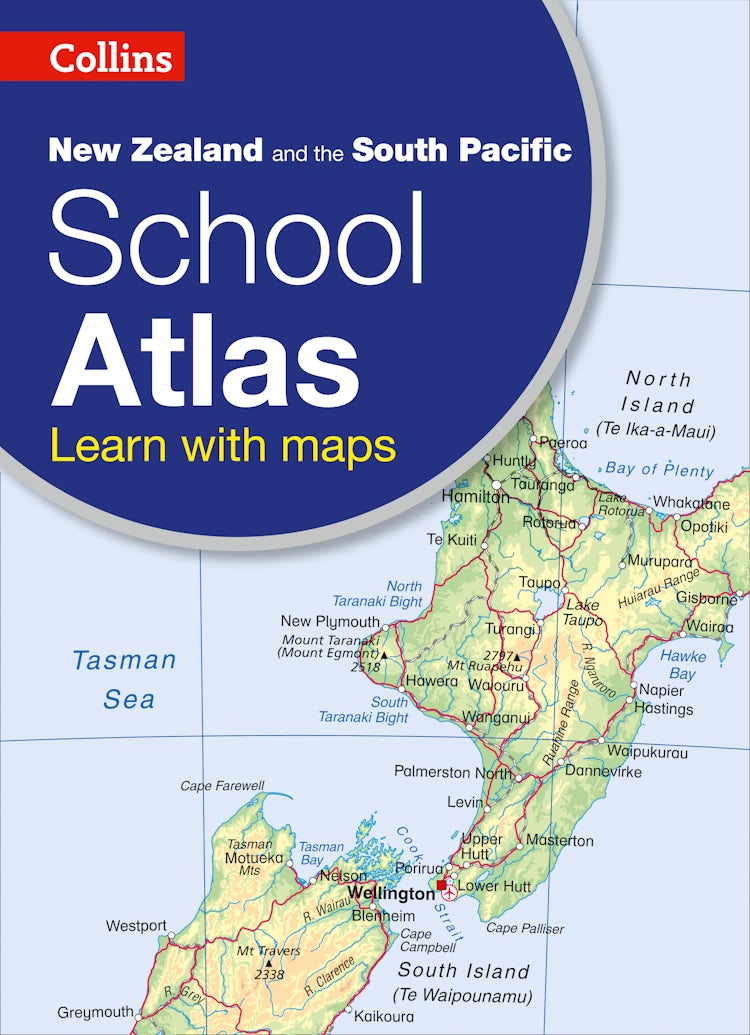 Cover image for Collins New Zealand and the South Pacific School Atlas (Revised edition), isbn: 9780007946914