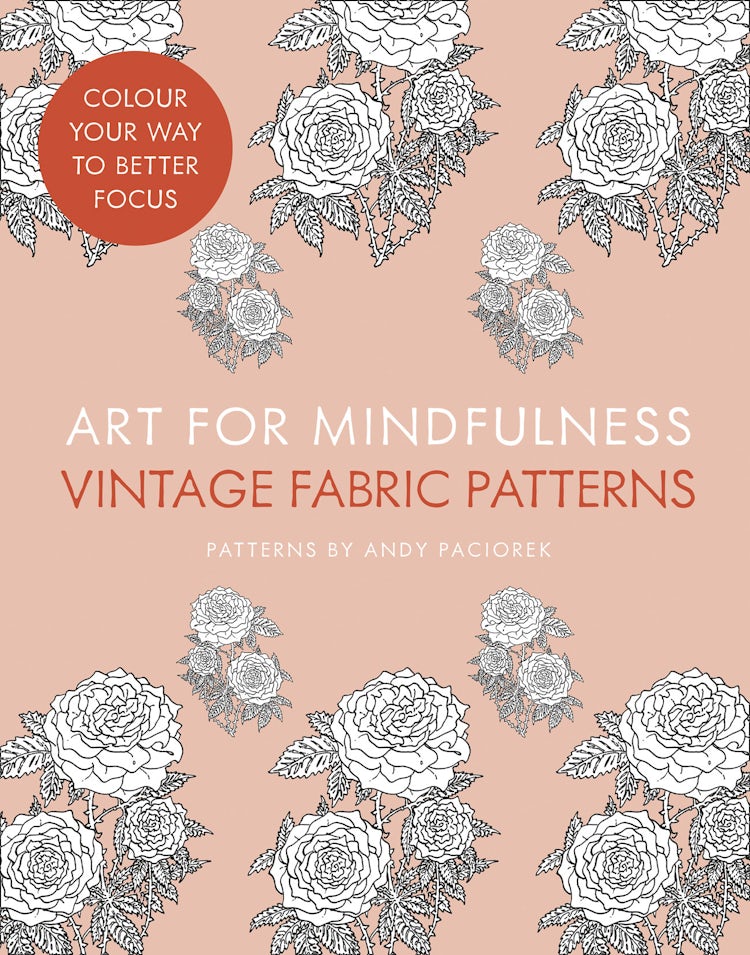 Cover image for Art For Mindfulness: Vintage Fabric Patterns, isbn: 9780007949236