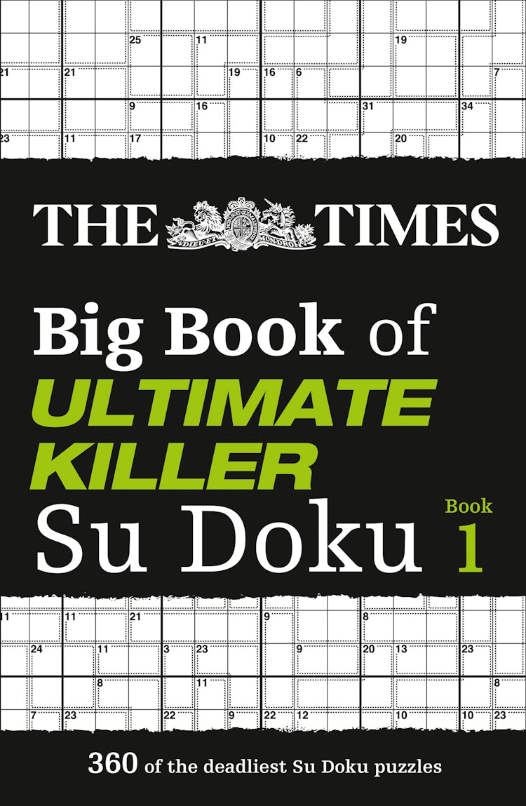 Cover image for The Times Big Book of Ultimate Killer Su Doku, isbn: 9780007983162