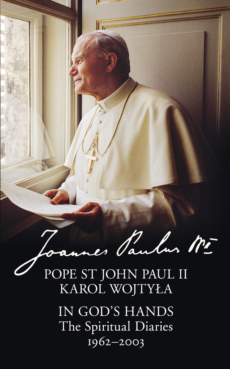 Cover image for In God’s Hands: The Spiritual Diaries of Pope St John Paul II, isbn: 9780008101060