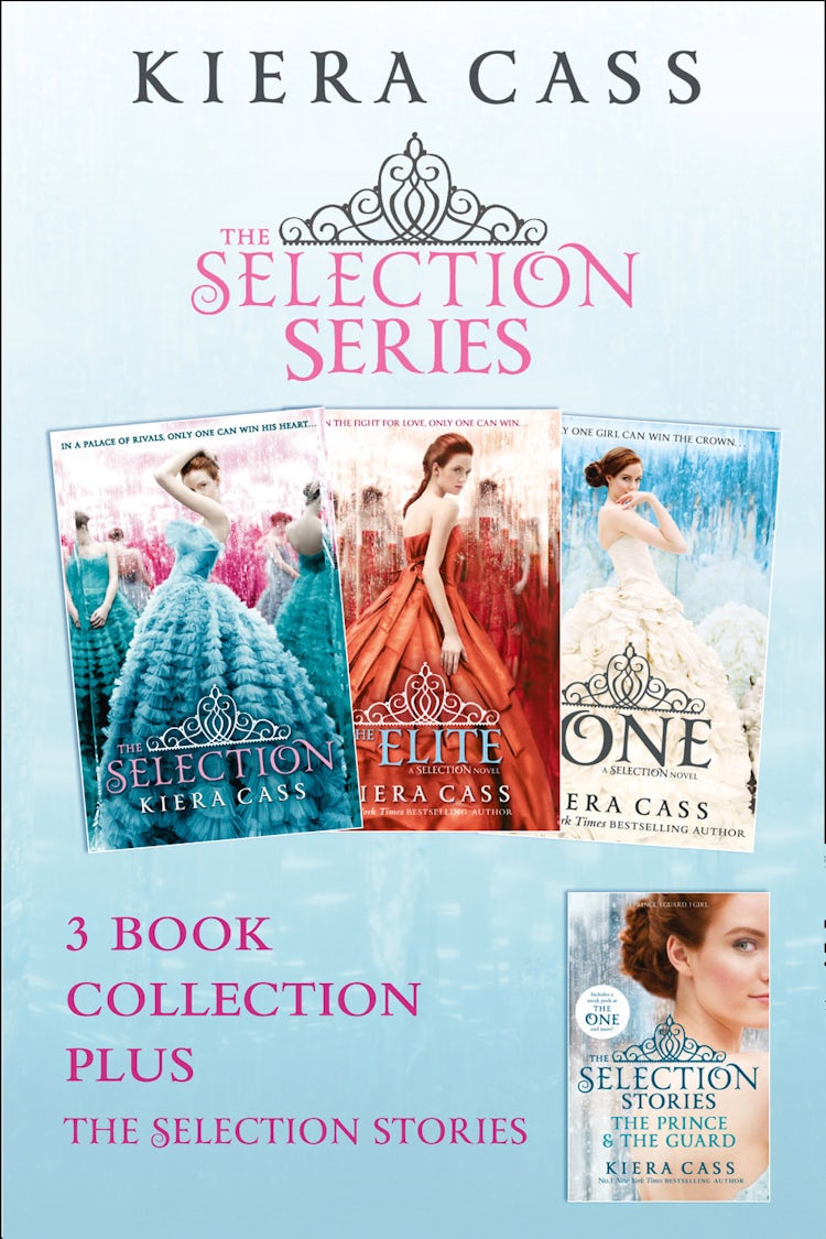 Cover image for The Selection series 1-3 (The Selection; The Elite; The One) plus The Guard and The Prince (The Selection), isbn: 9780008106089