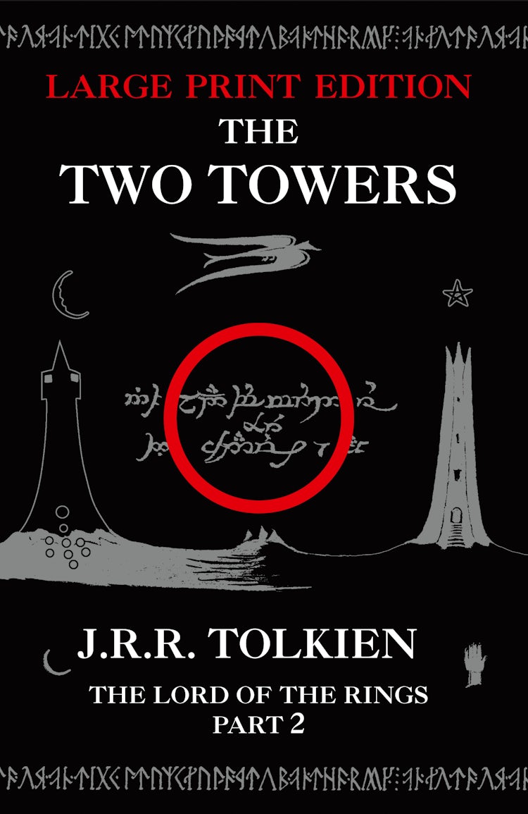 Cover image for The Two Towers [Large Type Edition], isbn: 9780008108304