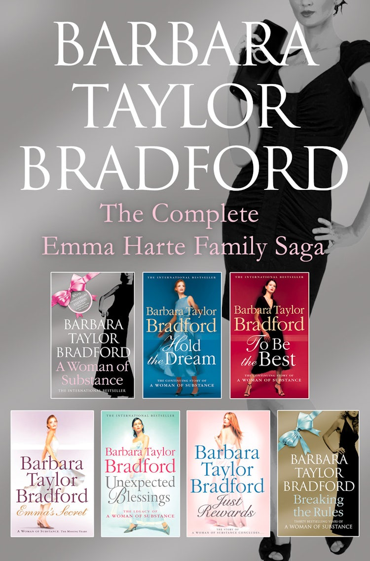 Cover image for The Emma Harte 7-Book Collection: A Woman of Substance, Hold the Dream, To Be the Best, Emma’s Secret, Unexpected Blessings, Just Rewards, Breaking the Rules (The Harte Family Saga), isbn: 9780008115333
