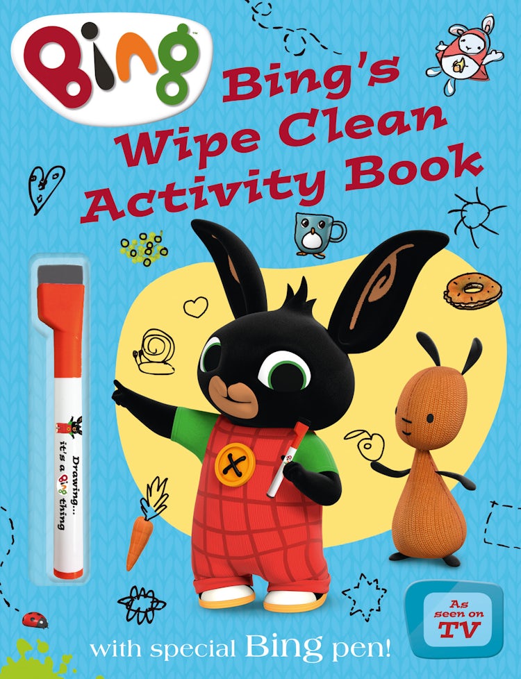 Cover image for Bing's Wipe Clean Activity Book, isbn: 9780008122201