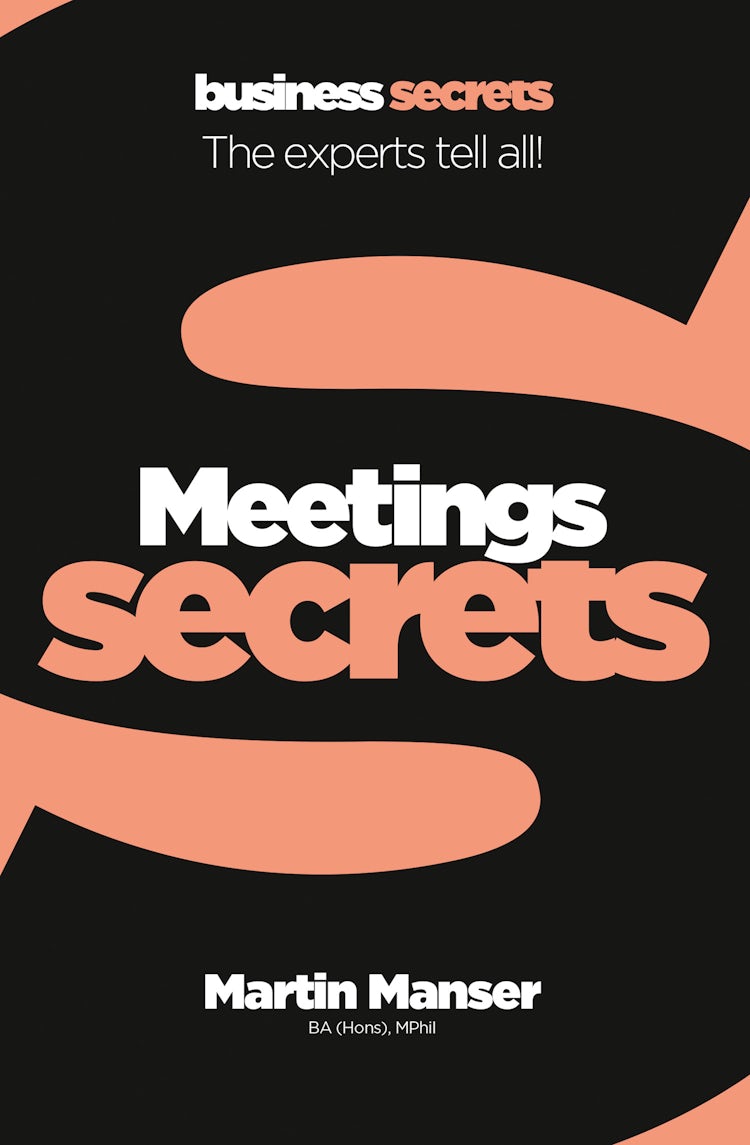 Cover image for Meetings (Collins Business Secrets), isbn: 9780008133825