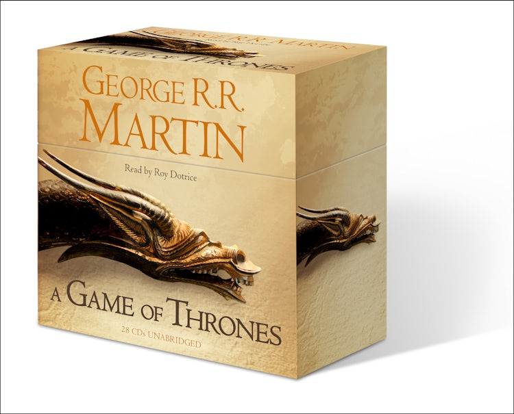 Cover image for A Song of Ice And Fire (1) - A Game of Thrones [Unabridged Edition] 28 CDS, isbn: 9780008135416