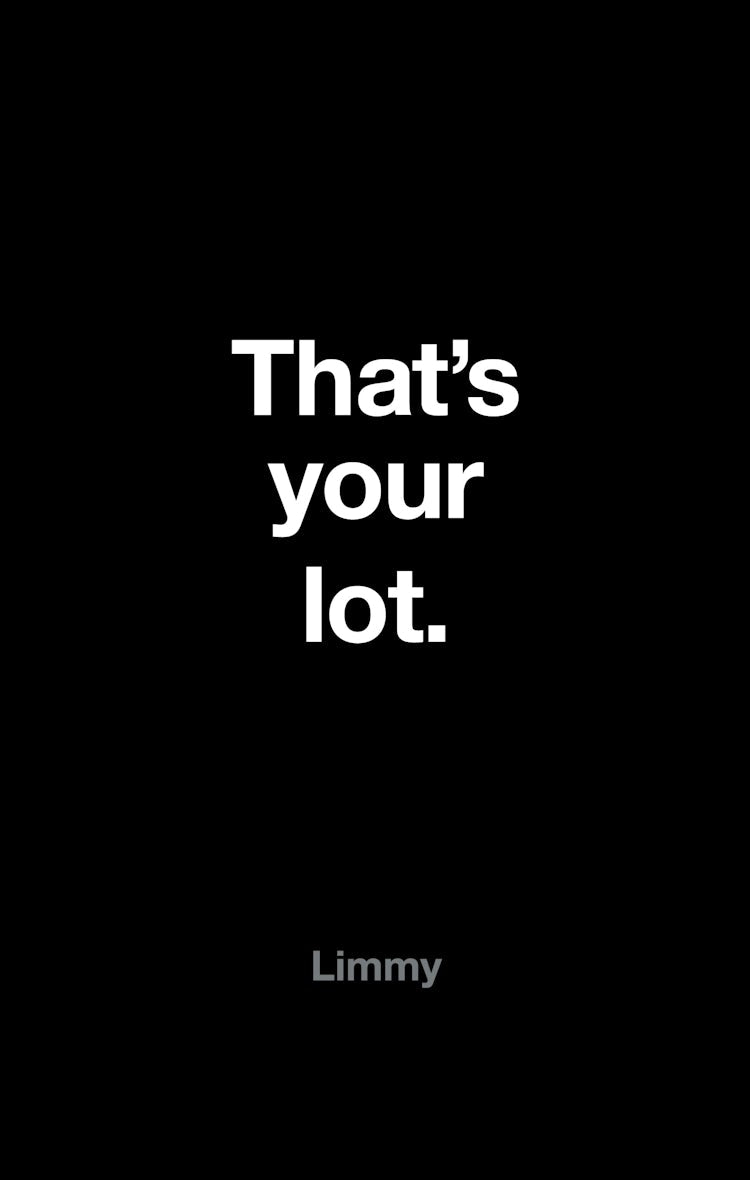 Cover image for That’s Your Lot, isbn: 9780008172626