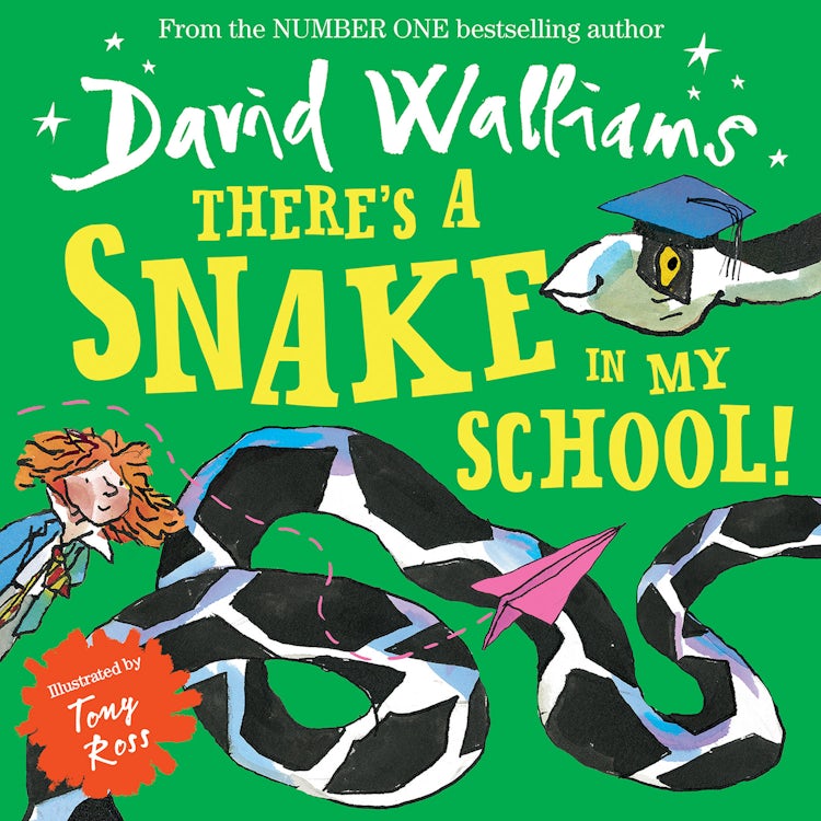 Cover image for There’s a Snake in My School! (Read aloud by David Walliams), isbn: 9780008172732