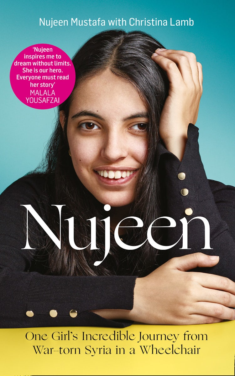 Cover image for Nujeen: One Girl's Incredible Journey from War-torn Syria in a Wheelchair, isbn: 9780008192822