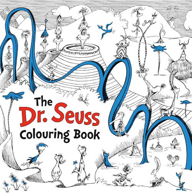Cover image for Dr Seuss Colouring Book, isbn: 9780008216597