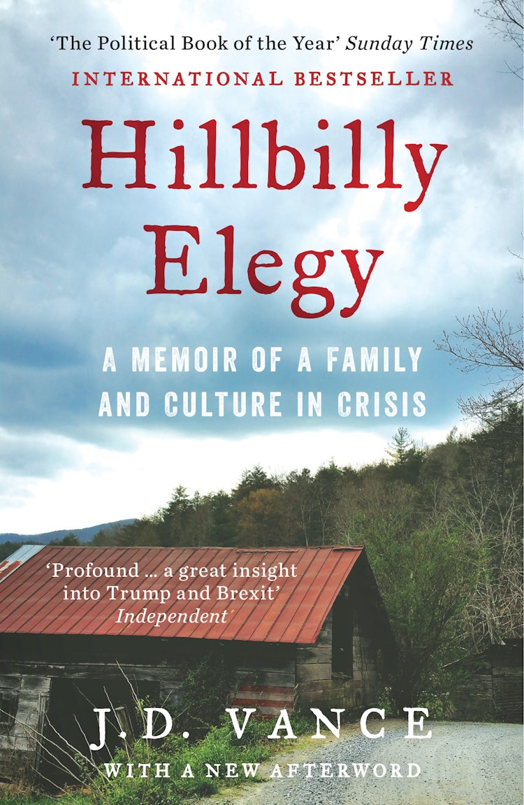 Cover image for Hillbilly Elegy: The Internationally Bestselling Memoir from Trump's Future Vice-President of the United States, isbn: 9780008220563