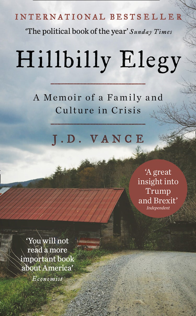 Cover image for Hillbilly Elegy: The Internationally Bestselling Memoir from Trump's Future Vice-President of the United States, isbn: 9780008221096