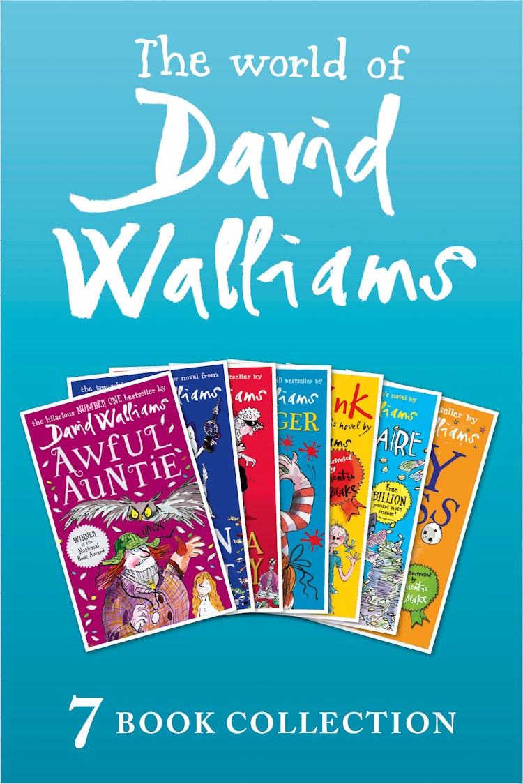 Cover image for The World of David Walliams: 7 Book Collection (The Boy in the Dress, Mr Stink, Billionaire Boy, Gangsta Granny, Ratburger, Demon Dentist, Awful Auntie), isbn: 9780008235765