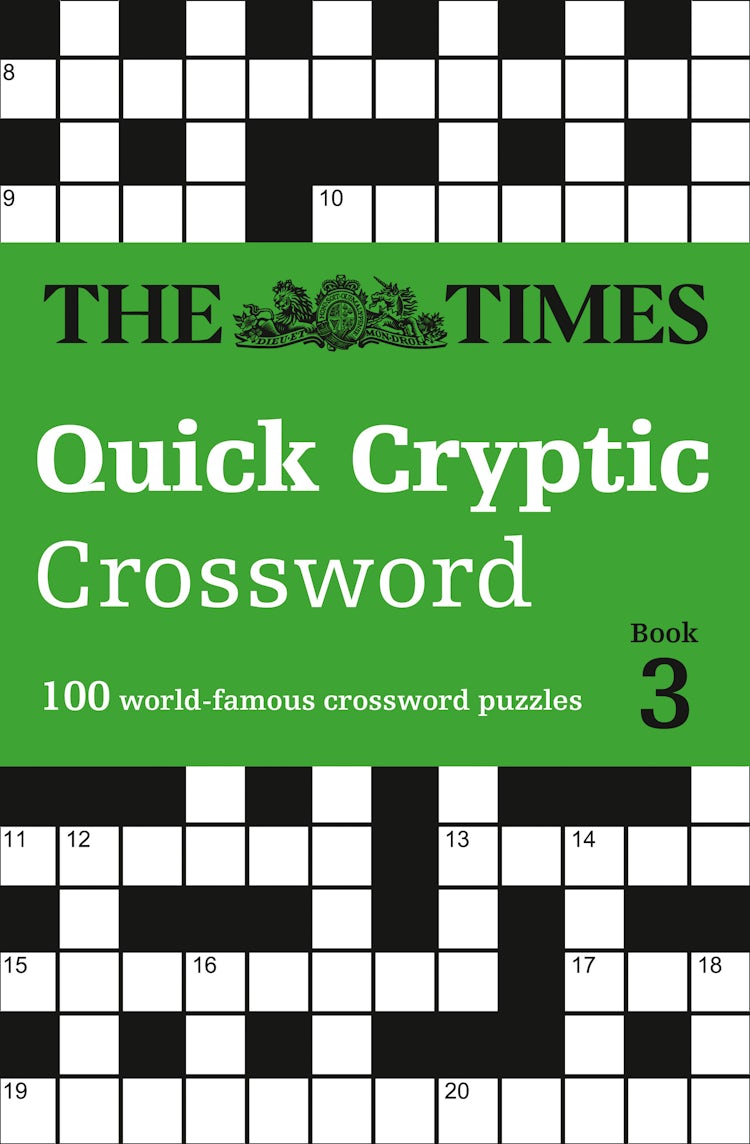 Cover image for The Times Quick Cryptic Crossword Book 3: 100 Challenging Quick Cryptic Crosswords From The Times, isbn: 9780008241285
