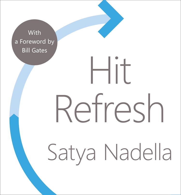 Cover image for Hit Refresh: A Memoir by Microsoft’s CEO, isbn: 9780008247683