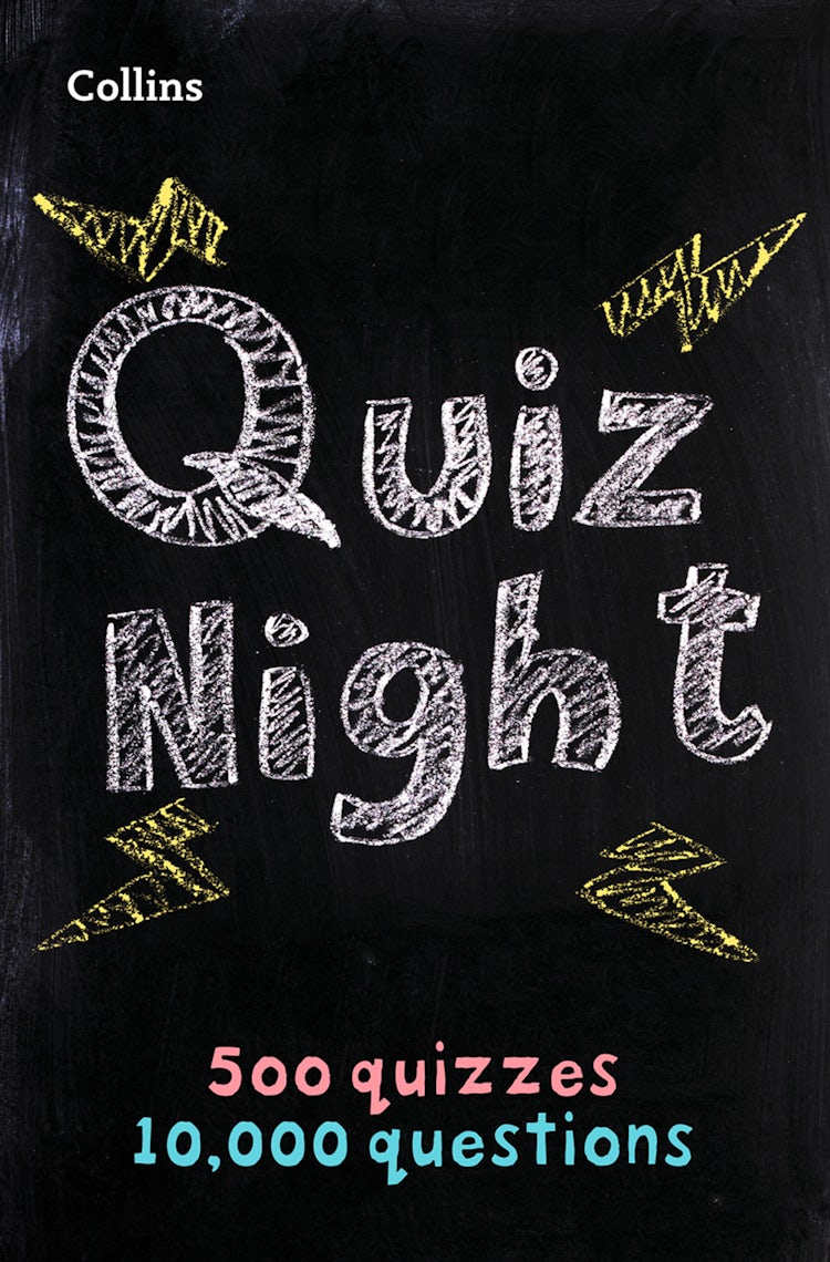 Cover image for Collins Quiz Night: 10,000 original questions in 500 quizzes (Collins Puzzle Books), isbn: 9780008290290